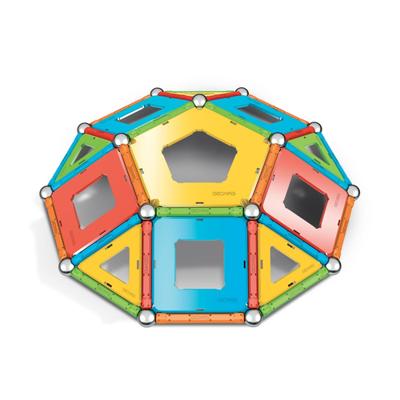 Magnetische tegels - GEOMAG - Tegels Gems 4102 - 44 stuks - Geometrische vormen - Kristaleffect