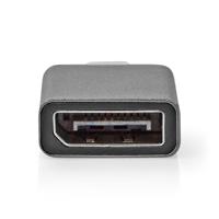 Nedis USB-Adapter USB 3.2 Gen 1 USB Type-C Male - DisplayPort Female Aluminium - thumbnail