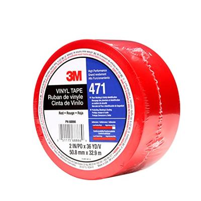 3M 471R50IW PVC-plakband Rood (l x b) 33 m x 50 mm 1 stuk(s)
