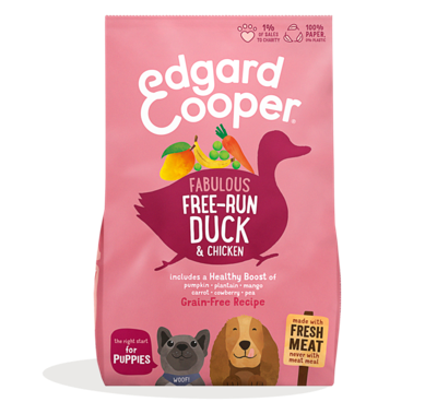 Edgard & Cooper Puppy Eend & Kip 700gr