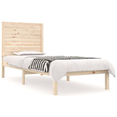 Bedframe massief hout 90x190 cm Bedframe massief hout 90x190 cm