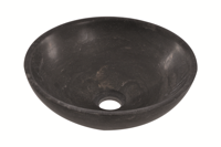 Wiesbaden Raw waskom 32x12 cm hardsteen gezoet - thumbnail