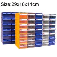 Verdikte gecombineerde kunststof delen kabinet lade Type Component vak gebouw materiële vak Hardware vak willekeurige kleur levering blokgrootte: 2 - thumbnail