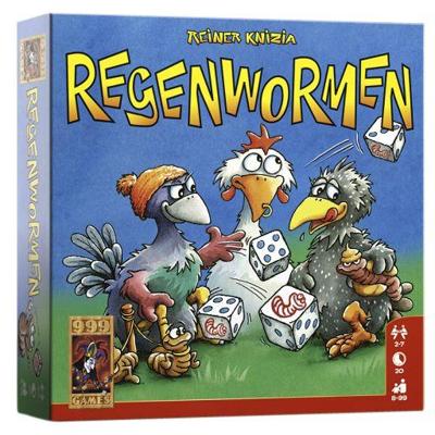 Dobbelspel Regenwormen | 12 stuks