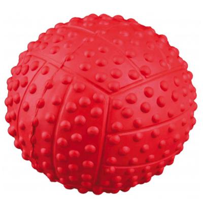 TRIXIE NATUURRUBBER SPORTBAL DIVERSE ASSORTI 7X7X7 CM 3 ST