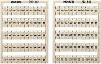 WAGO 793-666 Markeringskaarten Wit 5 stuk(s) - thumbnail