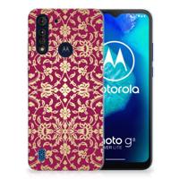 Siliconen Hoesje Motorola Moto G8 Power Lite Barok Pink - thumbnail