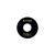 Boston EP-508-B toggle schakelaarplaat zwart met goud