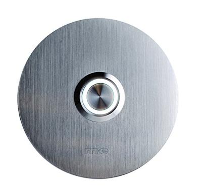 m-e modern-electronics 41014 Belplaat 1-voudig Zilver 8-24 V AC/DC/1 A m-e modern-electronics 41014 Belplaat 1-voudig Zilver 8-24 V AC/DC/1 A