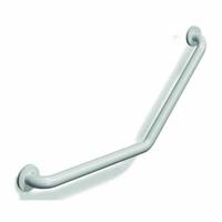 Eco Care bad-douche steungreep 135 graden 400 x 400 mm, RVS wit - thumbnail