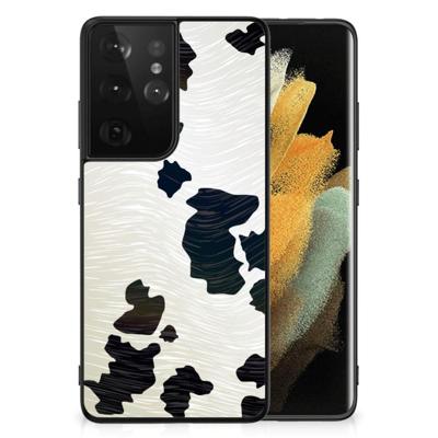 Samsung Galaxy S21 Ultra Dierenprint Telefoonhoesje Koeienvlekken