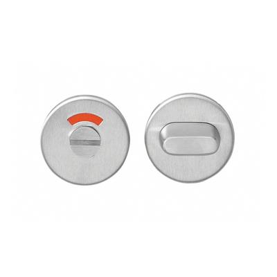 Intersteel Rozet met toilet-/badkamersluiting plat verdekt 53x5mm - RVS