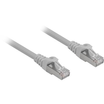 Sharkoon patchkabel sftp, rj-45 met cat.6a (grijs, 3 meter, halogeenvrij)