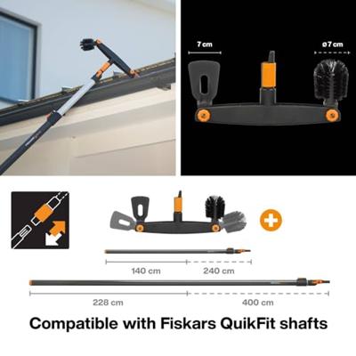 Fiskars Quikfit dakgootreiniger - 1001414 - 1001414 - thumbnail