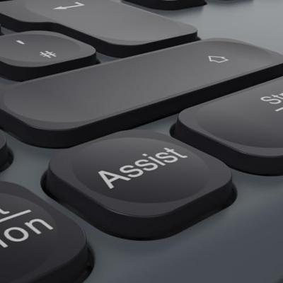 Hama Multi-Device-Tastatur-Maus-Set WKM-550, kabellos, Funk/BT, SW, QWERTZ DE Set met toetsenbord en muis Draadloos QWERTZ, Duits Zwart