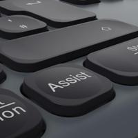 Hama Multi-Device-Tastatur-Maus-Set WKM-550, kabellos, Funk/BT, SW, QWERTZ DE Set met toetsenbord en muis Draadloos QWERTZ, Duits Zwart - thumbnail