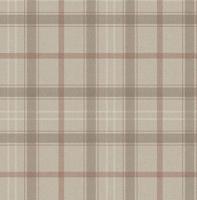 Dutch Wallcoverings Sauvage Ruit - Beige/Rood - thumbnail