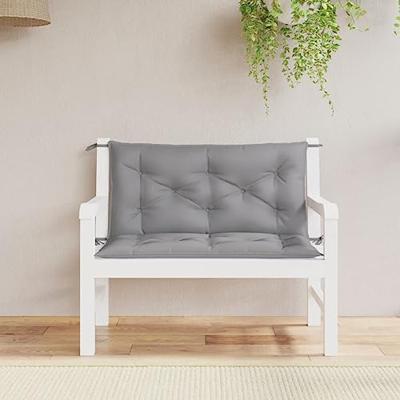 VidaXL Tuinbankkussens 2 st 100x50x7 cm oxford stof grijs