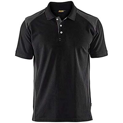 Blåkläder Poloshirt Pique 33241050 | Zwart/Donkergrijs | Maat L - 7330509603536