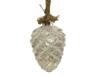 micro LED touw bo d15h21cm w.wit - Lumineo