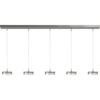Masterlight 5-lichts hanglampImperia 160cm nikkel - 2041-37-37-02-160-5 - thumbnail