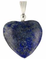 Hartvormige Hanger Lapis Lazuli (20 mm) - thumbnail