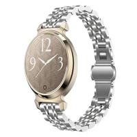 By Qubix - Metalen schakelbandje - Zilver - Compatible met Garmin Lily 2 - Compatible Garmin bandje - thumbnail