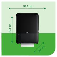 Handdoekdispenser Tork H5 Elevation PeakServe klein zwart 552558 - thumbnail