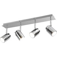 LED Plafondspot - Trion Artion - GU10 Fitting - Spatwaterdicht IP44 - Rechthoek - Mat Chroom - Aluminium - thumbnail