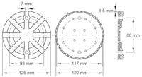 KS Tools 160.0466 Rubberen schijf (Ø x h) 125 mm x 24 mm - thumbnail
