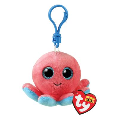 Ty Beanie boo's clip sheldon octopus, 7cm Ty Beanie boo's clip sheldon octopus, 7cm