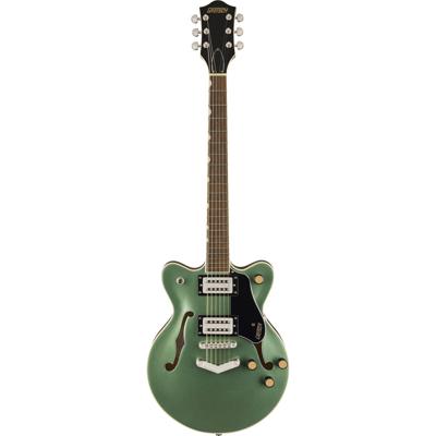 Gretsch G2655 Streamliner Center Block Jr. Double-Cut V-Stoptail Steel Olive semi-akoestische gitaar