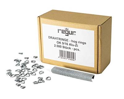 Regur 60725 Draadringen 2500 stuk(s) Afm. (l x b) 16 mm x 8 mm