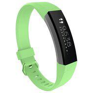 FitBit Alta HR siliconen bandje met gesp - Maat: Large - Licht Groen - thumbnail