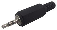 Lumberg KLS 13 Jackplug 2,5 mm Stekker, recht Aantal polen: 3 Stereo Zwart 1 stuk(s) - thumbnail