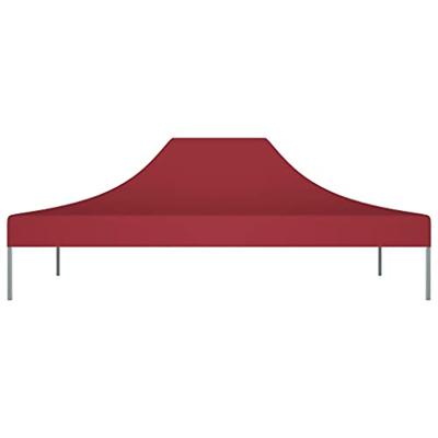 VidaXL Partytentdak 270 g/m² 4x3 m bordeauxrood