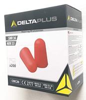 Delta Plus oorplug Conic200 rood (200pr) - thumbnail