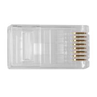 ACT TD168M RJ45 (8P/8C) CAT6 Unshielded Modulaire Connector - 25 stuks - thumbnail