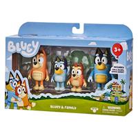 Moose Toys Bluey familie figurenset 4 pack - thumbnail