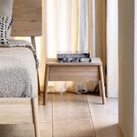 Ethnicraft Nachtkastje 'Air' Geolied Eikenhout, kleur Naturel - thumbnail