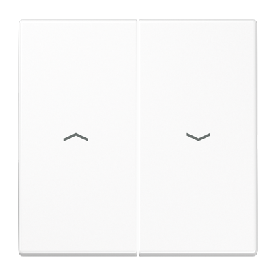 Jung LS995PWW Jaloezie-schakelaar Afdekking 2-voudig Wit 1 stuk(s)