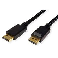 ROLINE DisplayPort Kabel, DP v1.3/v1.4, M/M, zwart, 5 m - thumbnail