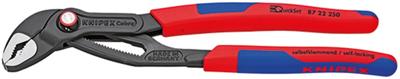 Knipex Cobra® QuickSet Hightech-Waterpomptang | 250 mm Lengte | Slanke Meer-Componentengrepen | Grijs Geatramenteerd - 87 22 250 SB Knipex Cobra® QuickSet Hightech-Waterpomptang | 250 mm Lengte | Slanke Meer-Componentengrepen | Grijs Geatramenteerd - 87 22 250 SB