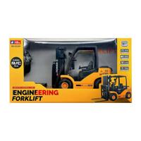 Rc bestuurbare heftruck oplaadbaar met licht en geluid - thumbnail