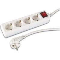 Contactdoos met 4 stopcontacten en schakelaar 3 m kabel randaarde Velleman - Velleman - thumbnail