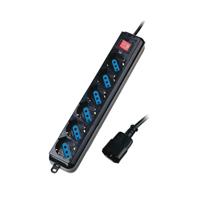 Ewent EW3925 Stekkerdoos voor UPS 6-plaats Continuity Group (Italiaanse 10/16A en Schuko/Duitse stekkers) – stekkerdoos met VDE-stekker – kabellengte 1,5 meter - thumbnail