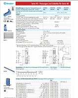 Finder 095.71 Beugelhouder Zilver 1 stuk(s) - thumbnail