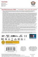 SanDisk Extreme Pro 256GB MicroSDXC 200mb/s UHS-I V30 - thumbnail