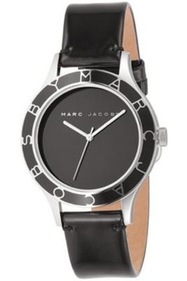 Horlogeband Marc by Marc Jacobs MBM1087 Leder Zwart 18mm