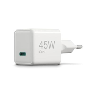 Hama Fast Charger USB-C PD/QC/GaN Super-Mini Charger 45 W Oplader Wit - thumbnail